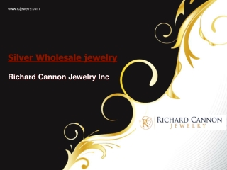 Top Silver Wholesale Jewelry - Richard Cannon Jewelry Inc.