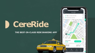 CereRide Ride Sharing App - Cerebrum Infotech