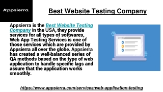 Best Website Testing Company