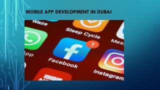Mobile App Development in Dubai