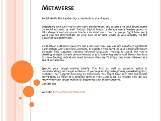 Metaverse