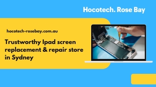 Trustworthy Ipad screen replacement & repair store in Sydney