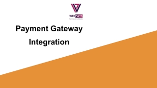 Payment Gateway  Integration