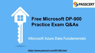 2022 Update Azure Data Fundamentals DP-900 Exam Dumps