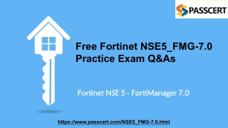 Fortinet NSE 5 - FortiManager 7.0 NSE5_FMG-7.0 Dumps