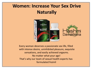 Enjoy a More Sexual Experience with Fezinil Capsule