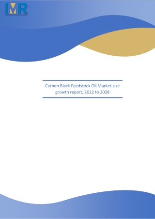 Carbon Black Feedstock Oil