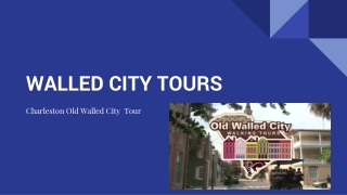 Walled City Tours (843) 343-4851.