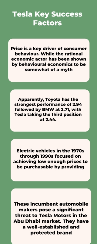 Tesla Key Success Factors - Info