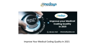 Improve Your Medical Coding Quality In 2021