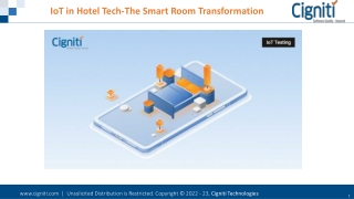 IoT in Hotel Tech-The Smart Room Transformation PPT