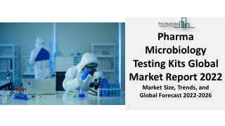 Pharma Microbiology Testing Kits Market 2022 : By Trends, Top Companies