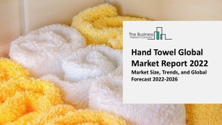 Hand Towel Global Market By Product, By End User, Size, Share, Trend Analysis and Regional Forecast 2031