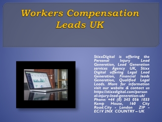 Workers Compensation Leads UK