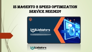 Is Magento 2 Speed Optimization Service Needed