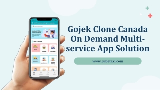 Gojek Clone Canada: On-demand Multi-service App Solution