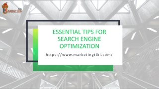 Essential tips for Search Engine Optimization