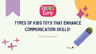 Types Of Kids Toys That Enhance Communication Skills!