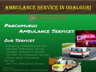 Medical Treatment Through  Panchmukhi Northeast Ambulance Service in Mawlai