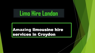 Book Luxury Services of Limo Hire Enfield