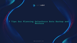 7 Tips for Planning Salesforce Data Backup and Restore (Recovery)