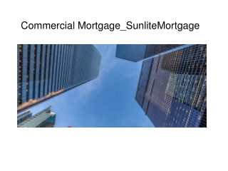 Commercial Mortgage_SunliteMortgage