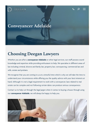 Conveyancer Adelaide