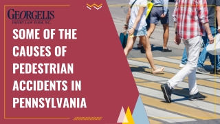 Some Of The Causes Of Pedestrian Accidents In Lancaster Pennsylvania | Georgelis Injury Law Firm