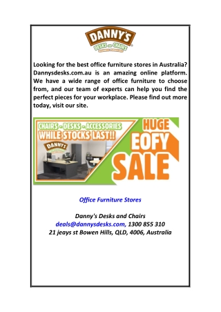 Office Furniture Stores Dannysdesks.com.au