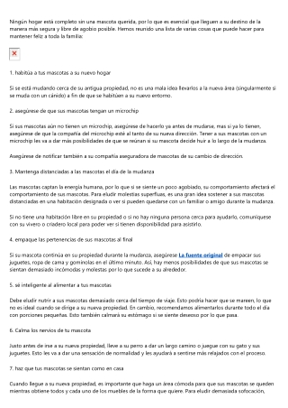 Prosigue nuestros consejos para una mudanza facil