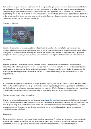 Apunta estos trucos y consejos ya antes de iniciar tu proyecto de reforma