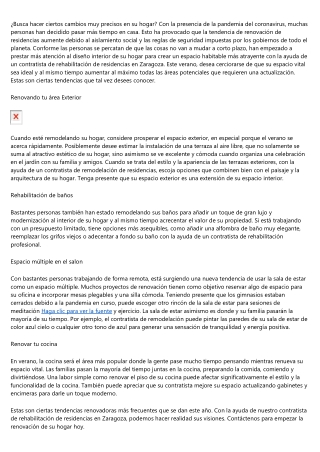 Consejos y trucos que hay que tomar en consideración ya antes de rehabilitar su