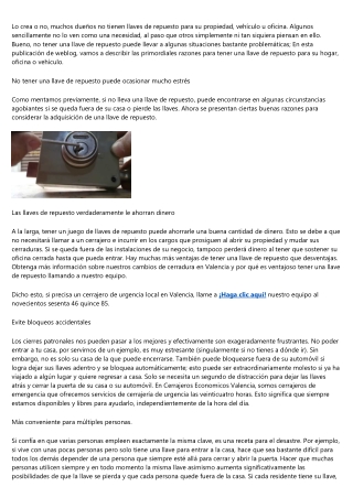 Recomendaciones de Cerrajeros Economicos Valencia para resguardar su vivienda