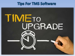 Tips For TMS Software