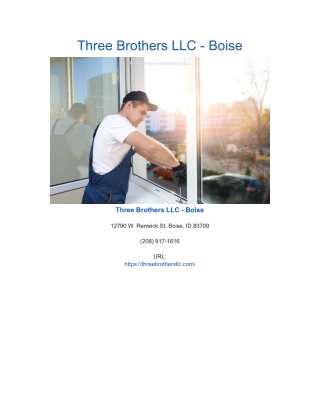 Three Brothers LLC - Boise