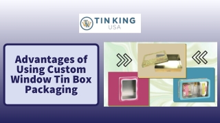 What Are The Benefits of Using Rectangle Tin Box With Window?