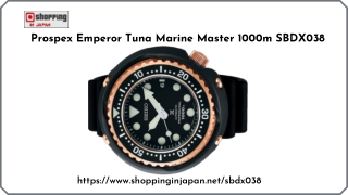 Prospex Emperor Tuna Marine Master 1000m SBDX038