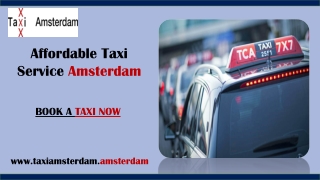 Affordable taxi service Amsterdam