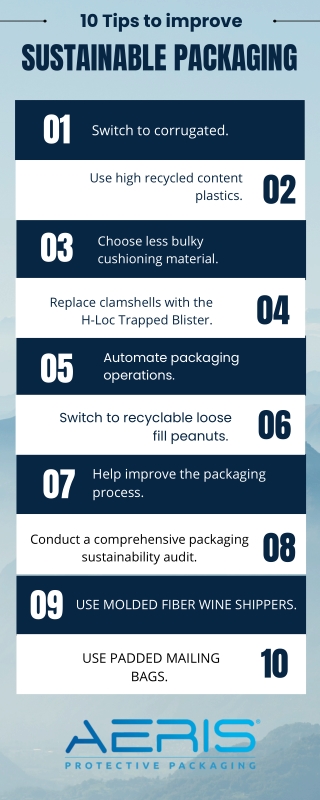 10 tips for sustainable packaging