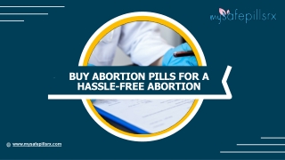 Buy abortion pills for a hassle-free abortion