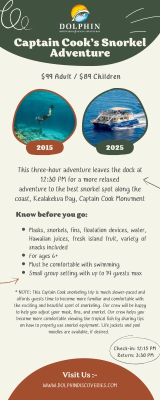 Captain cook snorkeling