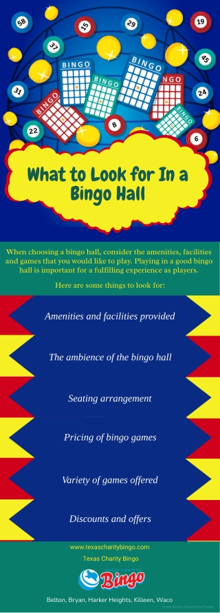 What to Look for In a Bingo Hall