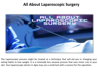 Laparoscopic Surgery Everything You Should Know