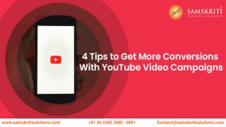4 Tips to Get More Conversions with YouTube Video Campaigns