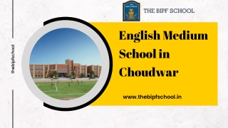 English Medium School in Choudwar
