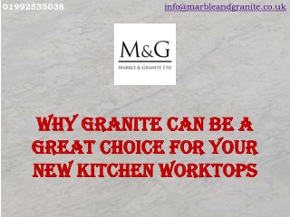 Why Granite Can Be A Great Choice For Your New Kitchen Worktops