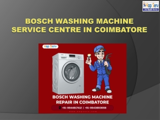 Bosch Washing machine service centre in Coimbatore