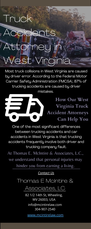 Truck Accidents Attorney in West Virginia