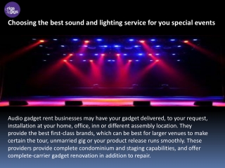 hire pa systems