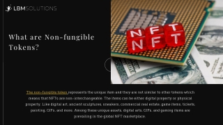 How Non-fungible Tokens Development Suddenly Become Popular?